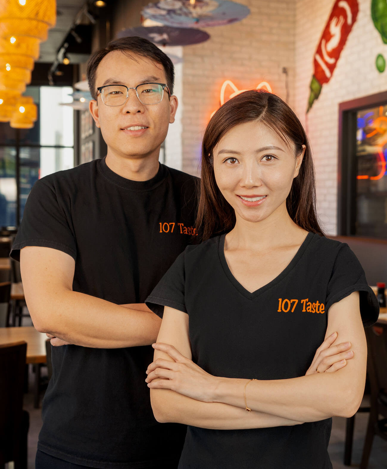 Kung Fu Chicken Founders Lei Bi Meet Dr. Tingjun Lei & Chef Yu Bi, founders of Kung Fu Chicken, 107 Taste, & Cajun Boil, culinary innovators in Miami.