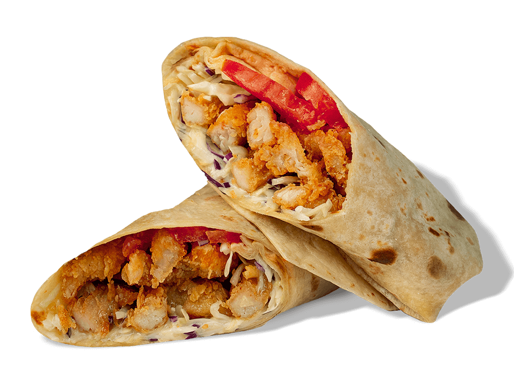 Kung Fu Chicken's Original Wrap: our signature crispy Asian fried chicken, fresh slaw, all in a soft wrap. A Miami classic!