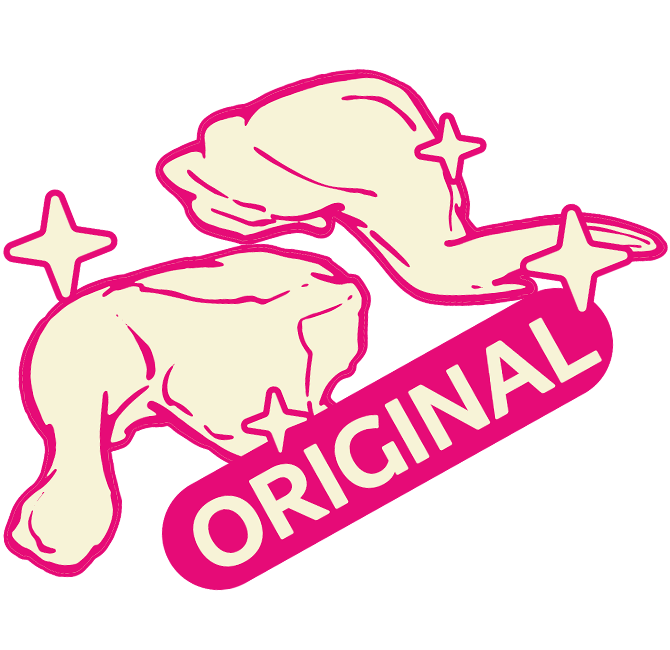 Kung Fu Chicken's Original crispy fried chicken icon with drumstick and wing. Juicy, flavorful, classic Asian-style chicken in Miami.