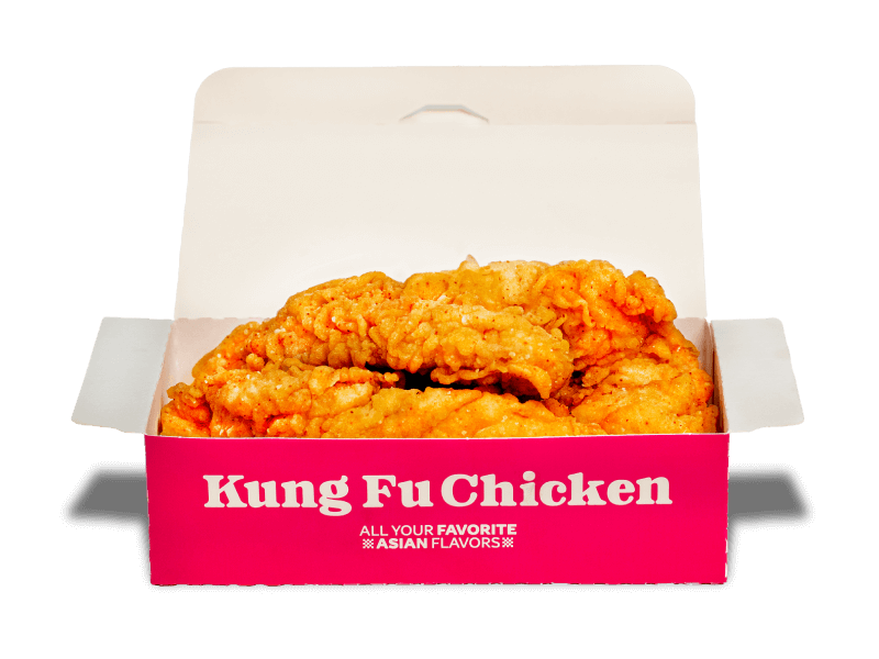 Indulge in Kung Fu Chicken's perfectly crispy, hand-crafted chicken fingers, a Miami favorite with authentic Asian-inspired flavors.
