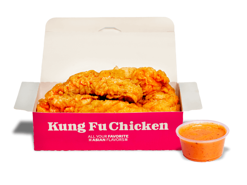 Experience the bold, Asian-inspired flavor of Kung Fu Chicken's signature dipping sauce, perfectly complementing our crispy fried chicken in Miami.