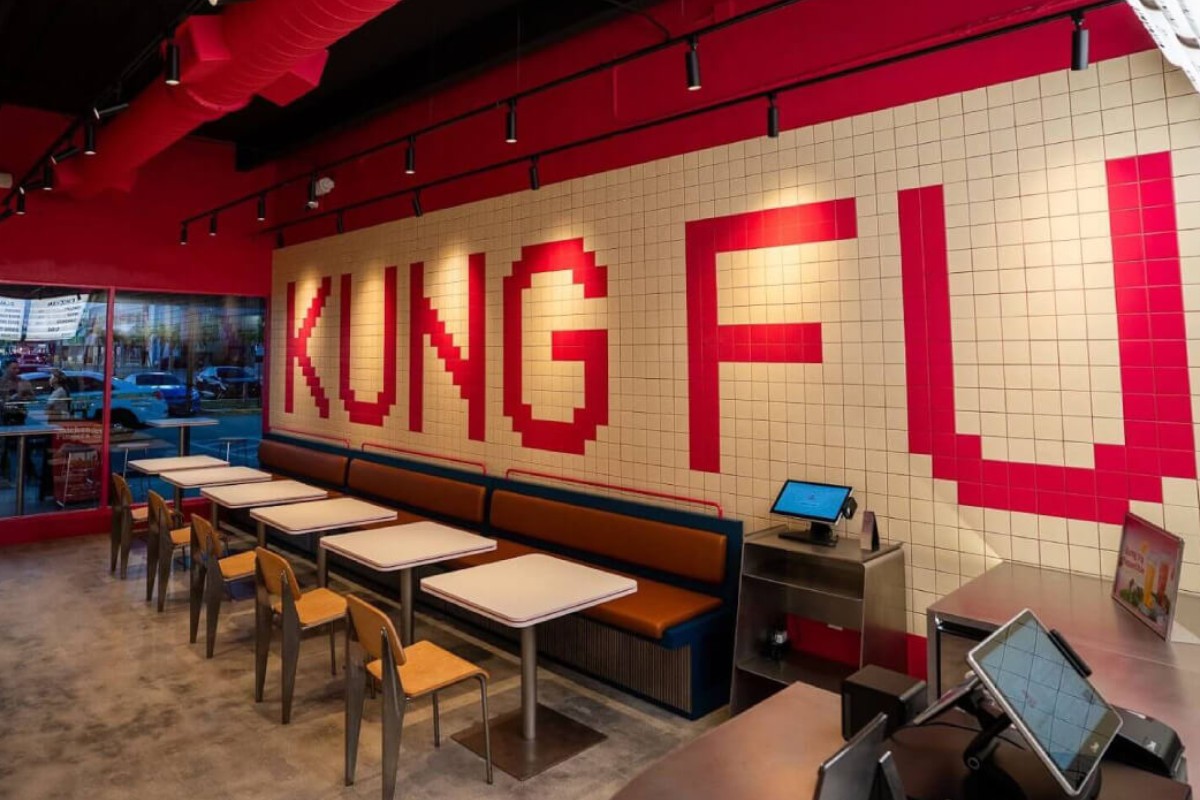 Inside view of one of our Kung Fu Chicken restaurants in Miami