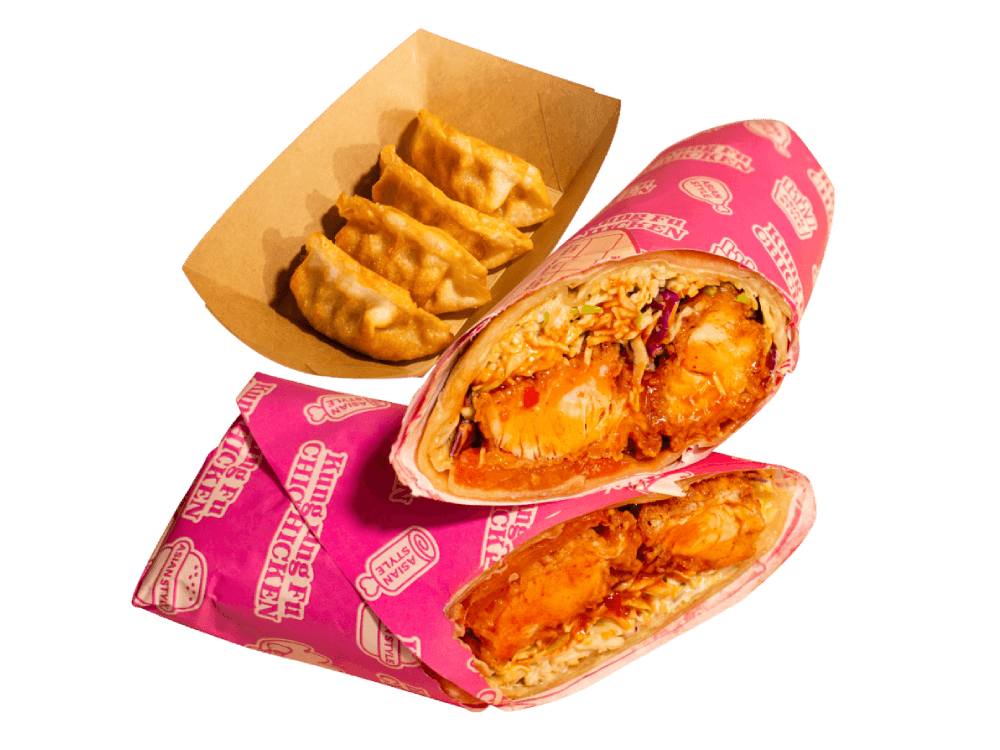 Signature Wrap Combo with Chicken Gyoza